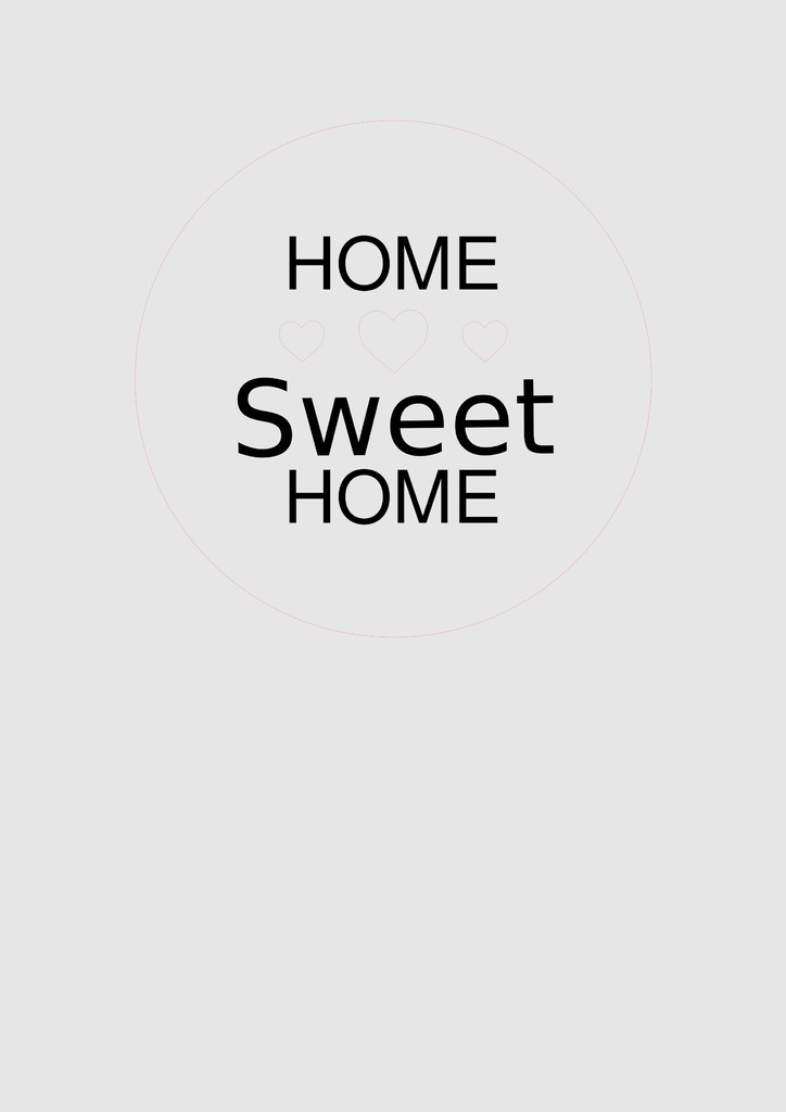 Home Sweet Home Label