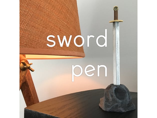 Sword Pen Redesigned Rock