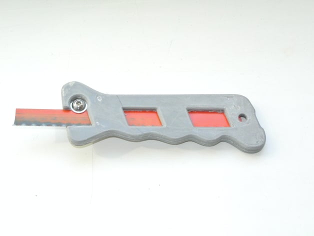 Hacksaw blade handle