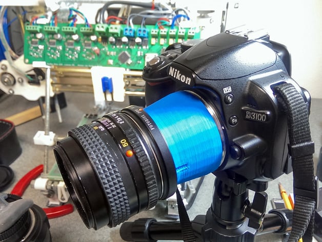 Macro lens adapters for Nikon F-mount