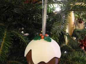 Christmas Pudding Tree Decoration