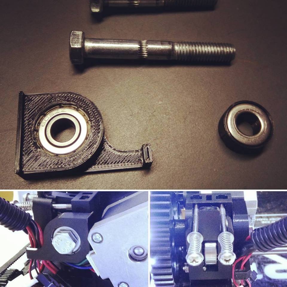 Robo 3D R1+Plus 60mm Hobbed Bolt Fitting with Wiring Arm