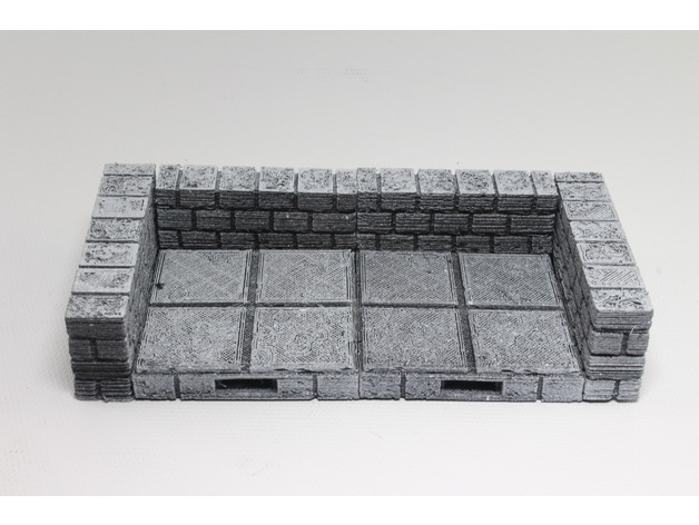 Image of OpenForge Cut-Stone OpenLOCK Half Height Walls
