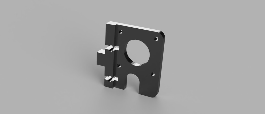 Anet A8 Y Axis reduced motor mount for dampers