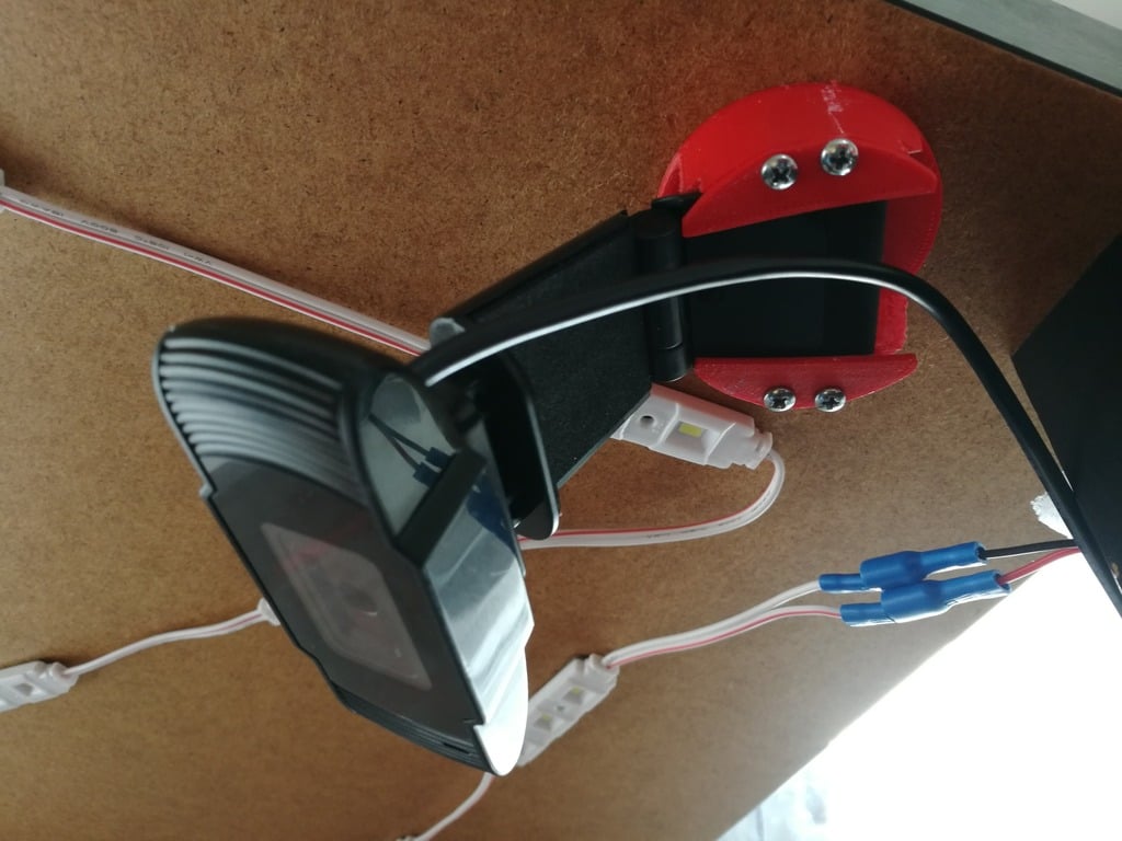 Rotating webcam holder