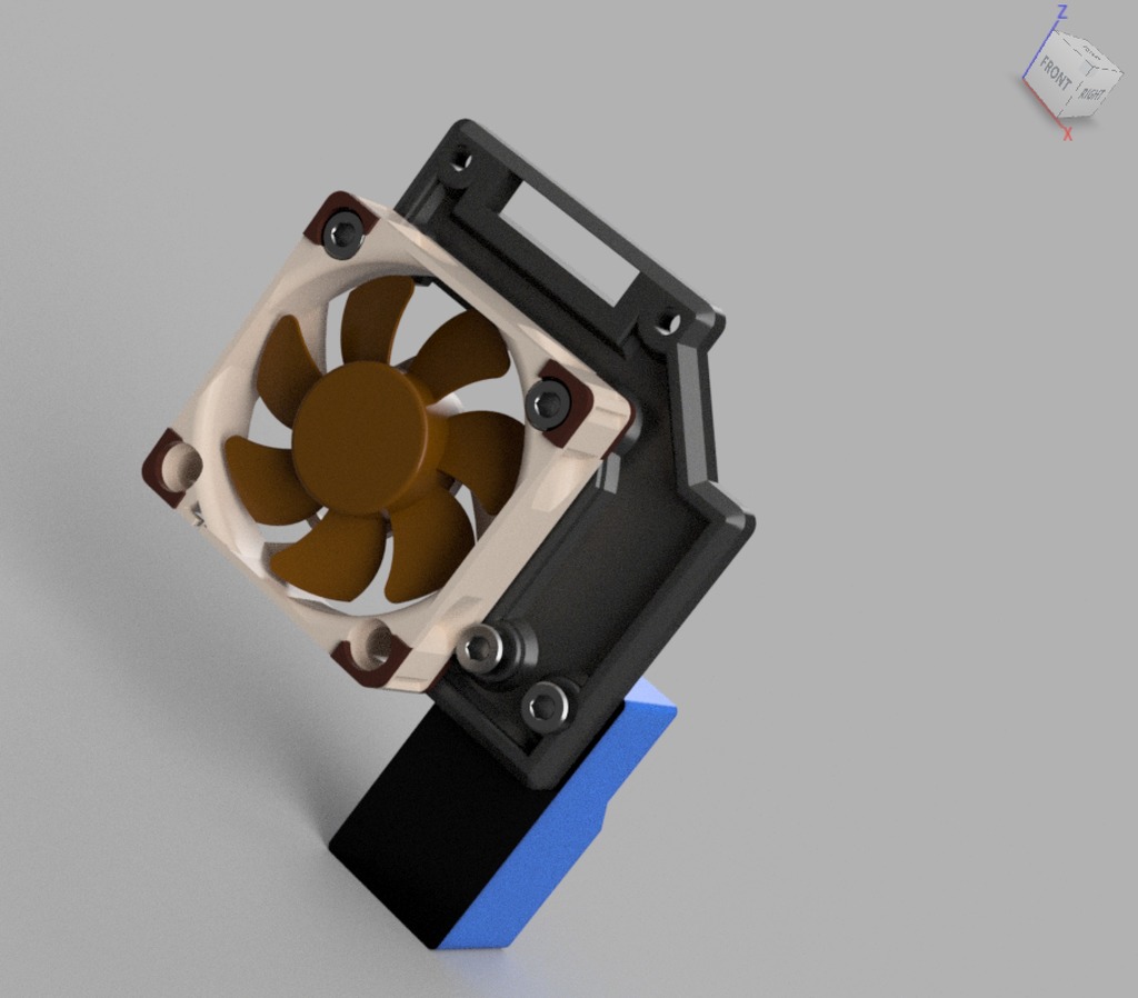 Flsun Cube simple holder fan&sensor