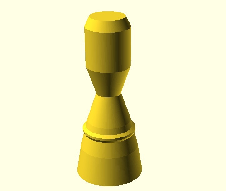 rocket nozzle with thick enough walls to be printable