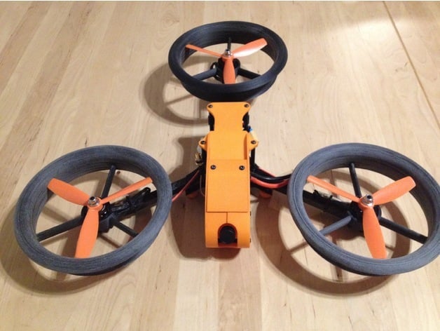 5 & 6 Inch Ducts for Tricopter Mini / Baby, (Fusion 360)