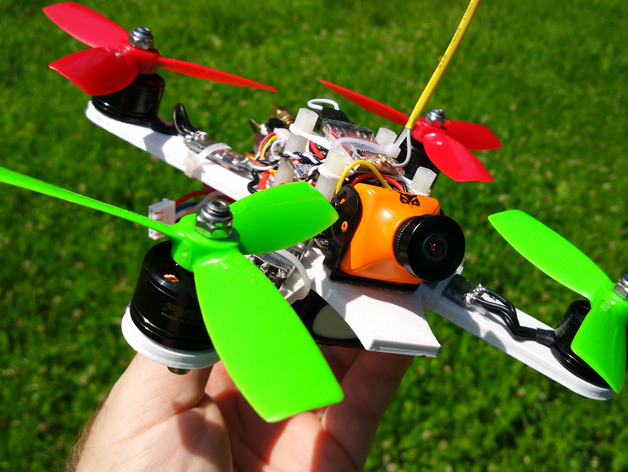 Minimal 3D Printed 4" Brushless Racing Quadcopter
