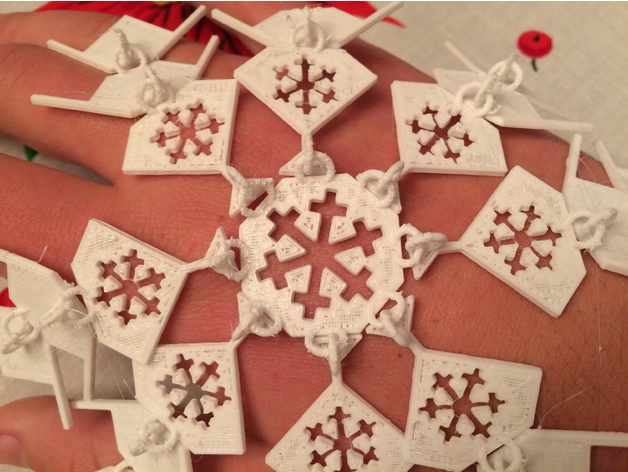 Blockscad Fabric Snowflake