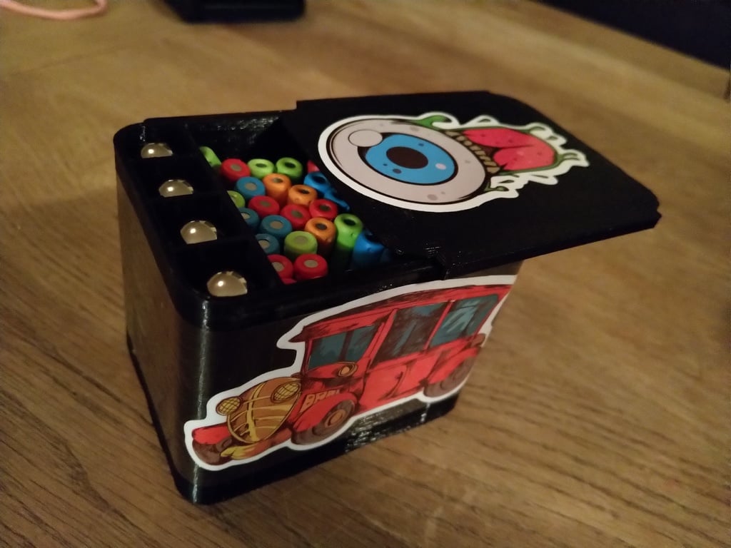 Geomag magnetic sticks and balls box
