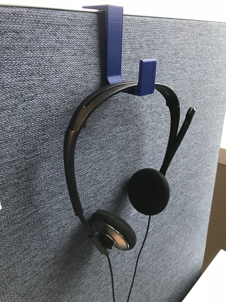 Cubicle Wall Headset Hook
