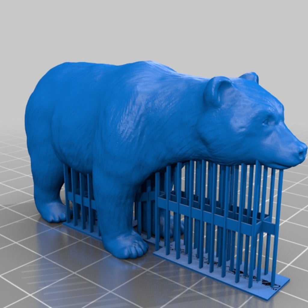 Bear with support