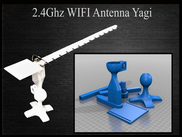 2.4Ghz WIFI Antenna Yagi