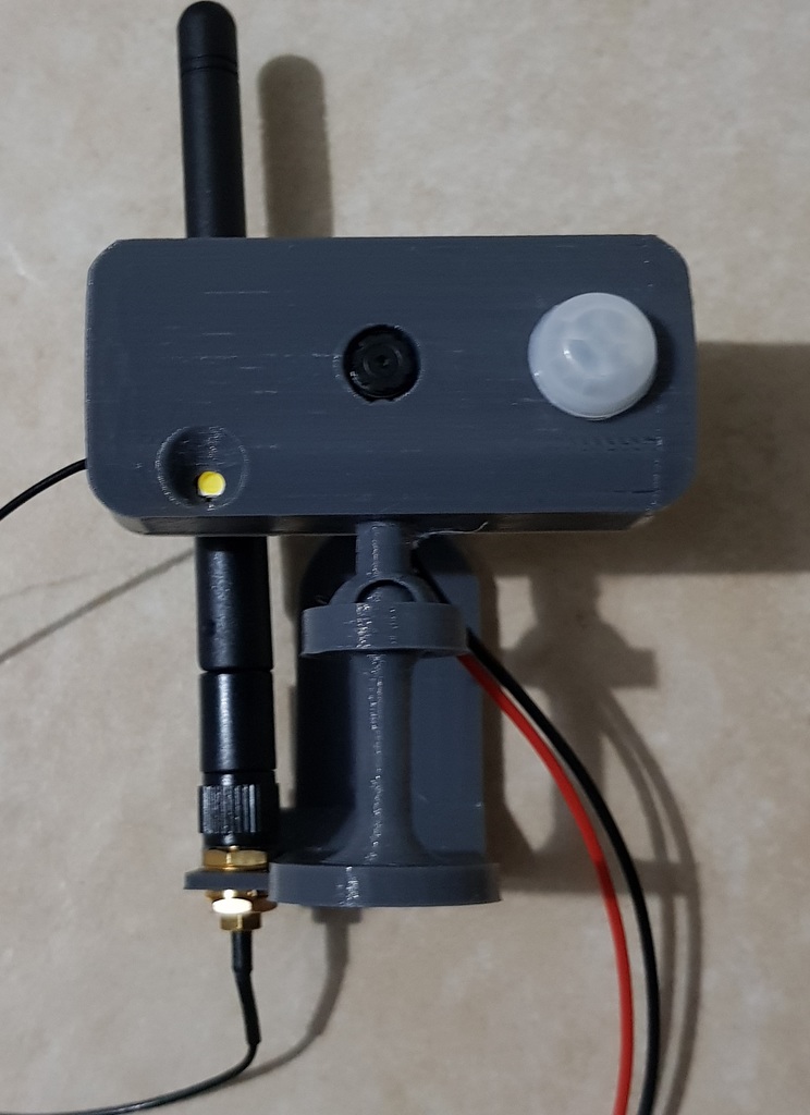 Camera mount 360° Arduino ESP32-Cam with PIR sensor V3