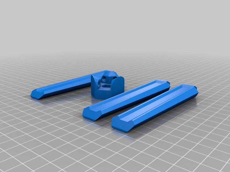 Separated legs and base for "Mini Tripods" by walter