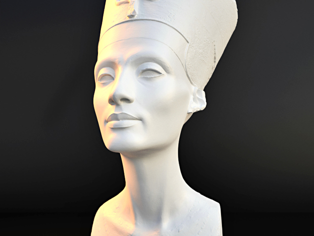 Nefertiti - Real 3D SCAN (By Nora Al-Badri and Jan Nikolai Nelles)