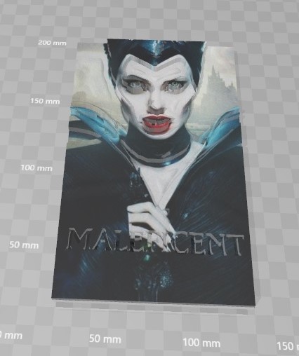MALEFICENT lithograph
