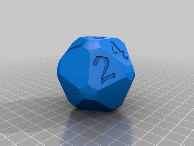 Rounded version of thing 619672 -- 20 sided die shift knob (5 speed)