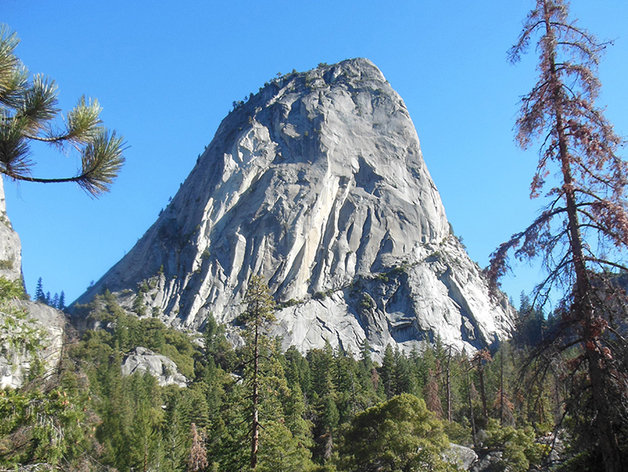 Yosemite's Liberty Cap 3d Topo