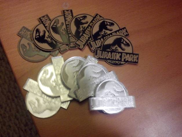 Jurassic Park Badges