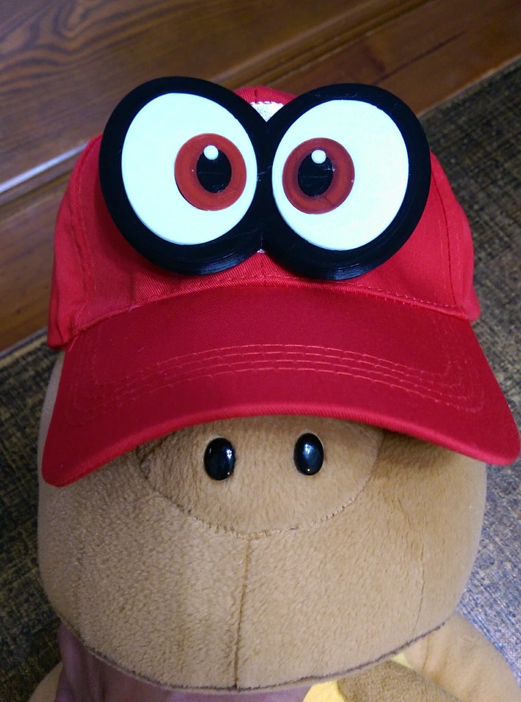 Mario-Odyssey Cappy Eyes brooch