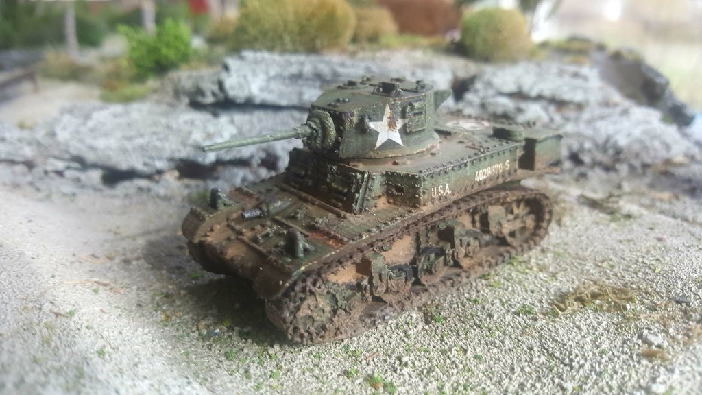 M3A1 Stuart Tank 1:56 scale (28mm)
