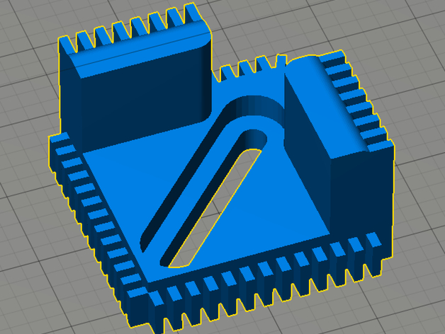 Glass build plate clip for PowerSpec 3D Pro