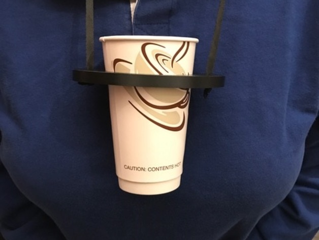 Cup Holder for people using crutches.