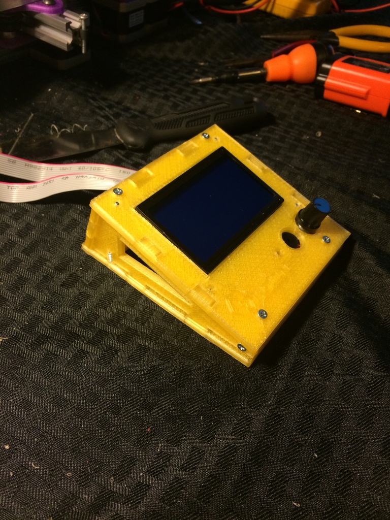LCD screen Case for Ramps Reach3dPrinters
