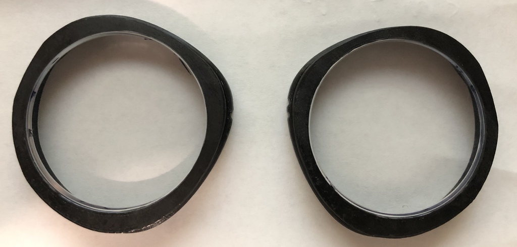 Rift S Prescription Lens Adapter (Zenni Round lens)