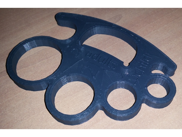 Spaghetti brass knuckles by Damien68 - Thingiverse