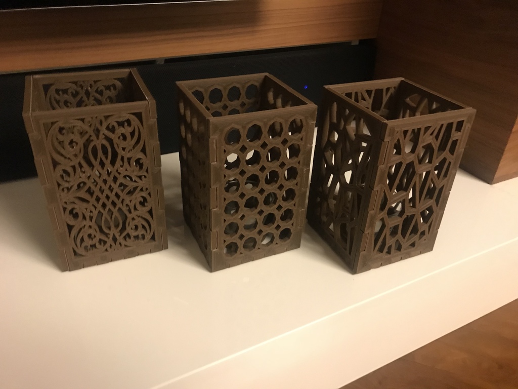 From Laser Cut to FDM Candle Holders Remix