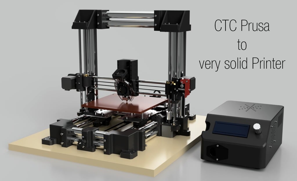 CTC Prusa -> Very solid 3D-Printer 