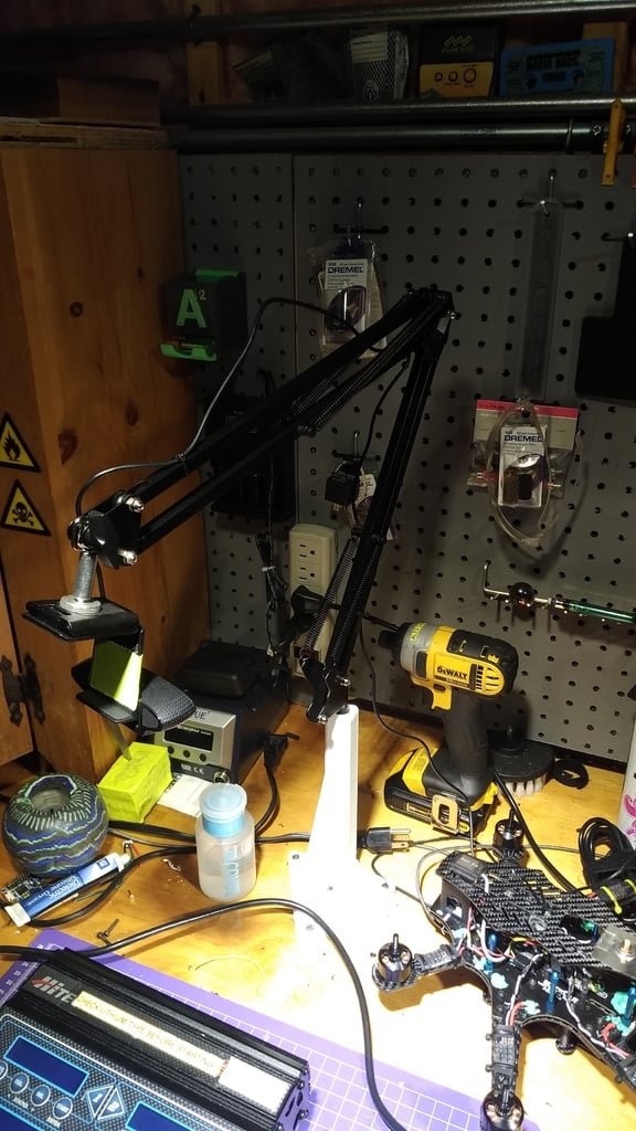 Overhead Desk Mount Camera Boom for Twitch/YouTube/other Broadcasting and Recording