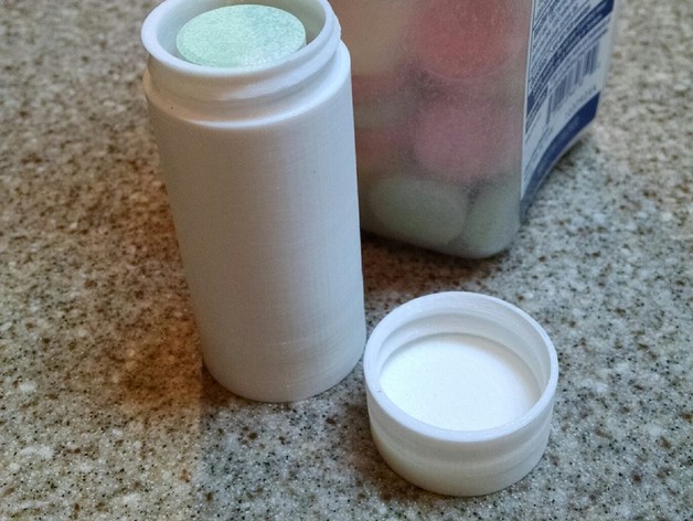 Antacid Tablet Travel Container