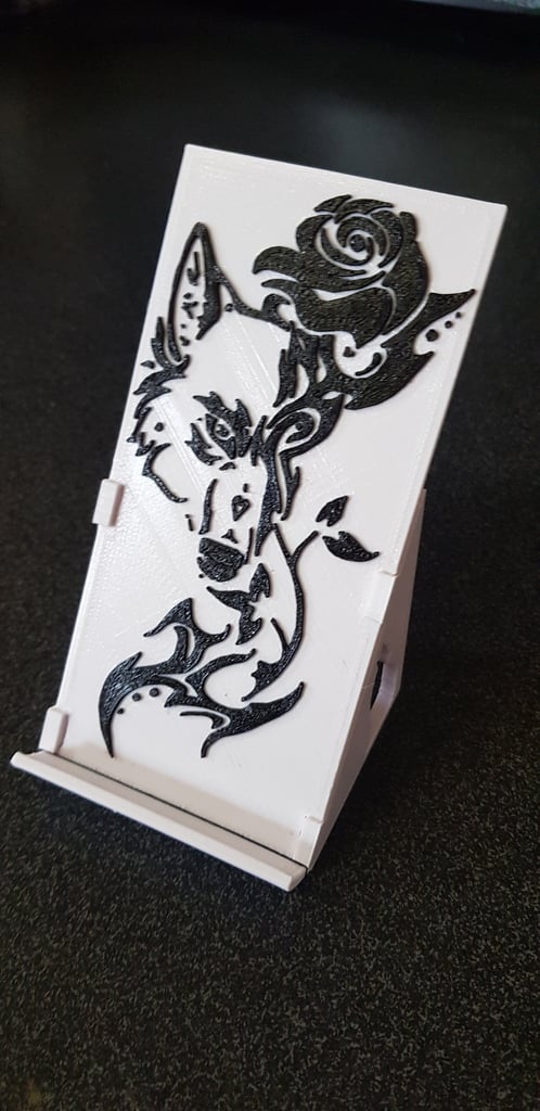 Tribal Wolf Phone Stand