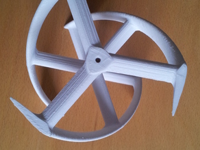 Vertical Axis Wind Turbine - VAWT Gorlov type 3D model