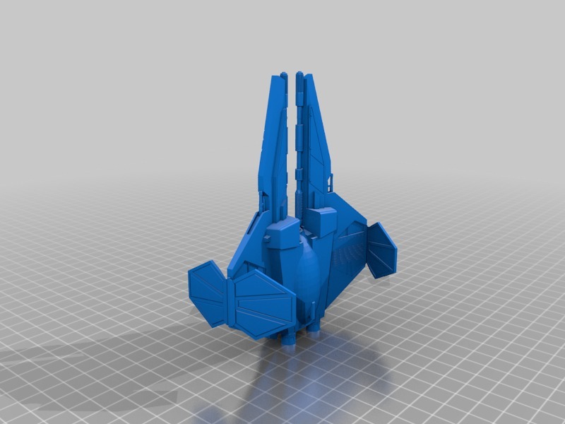 Star Wars Jedi Interceptor (Ready to 3D Print)
