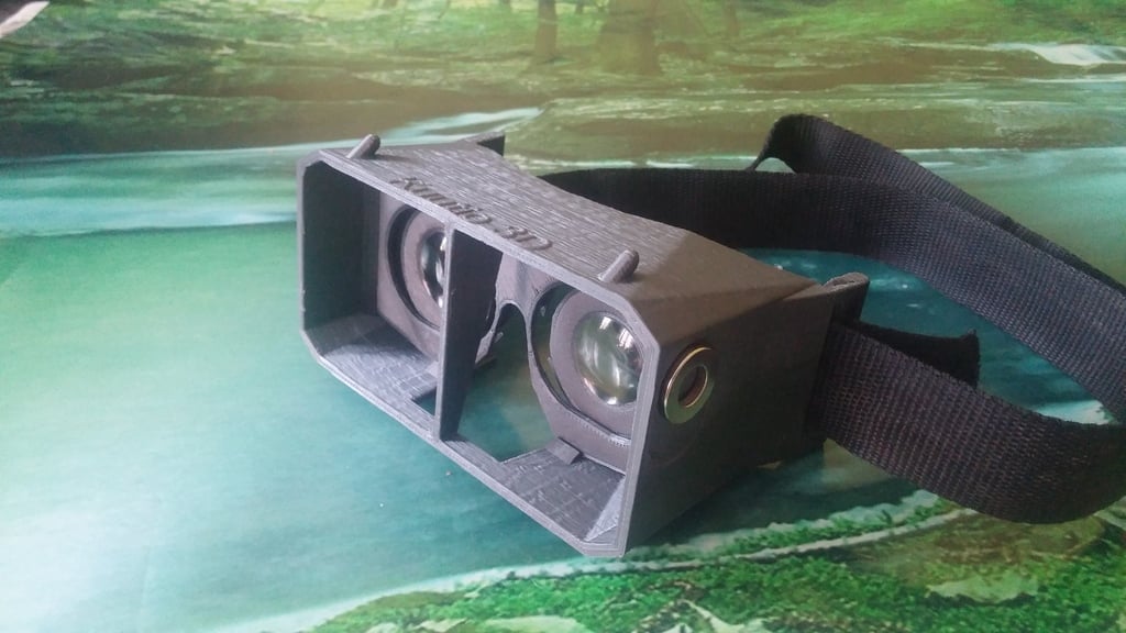 VR cardboard glasses +magnets