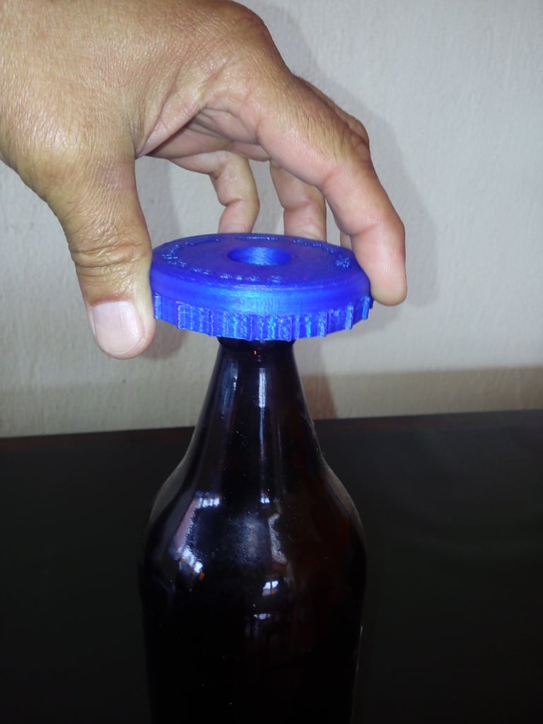 Twist cap bottle opener