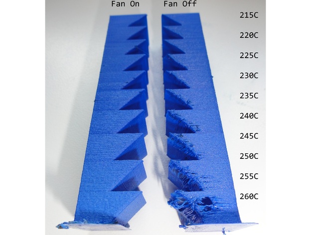 ABS print test with Fan on/off