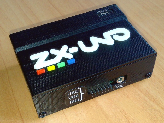 ZX-Uno case, a Sinclair ZX Spectrum clone