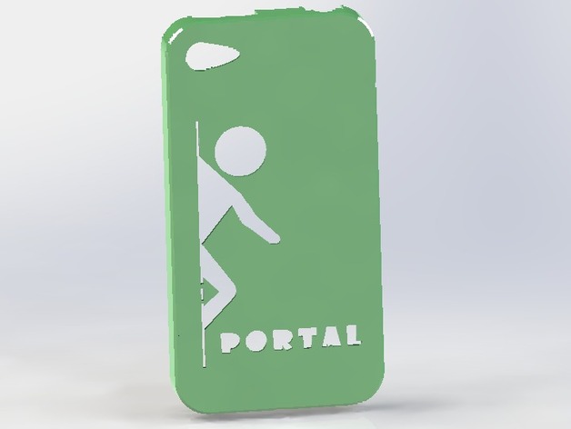 Portal themed iphone 4s case