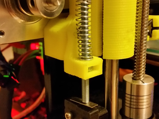 Adjustable Z-stop for Geeetech Prusa I3X (acrylic)