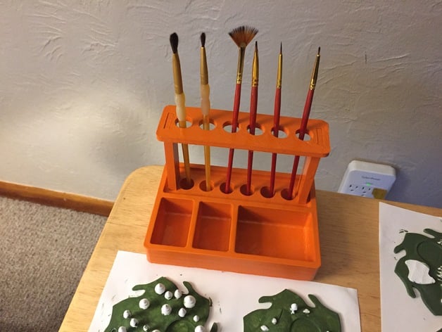 Miniature Paint Brush Stand / Organization Tray