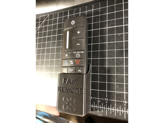 Harbor Breeze Saratoga Fan Remote Holder By Big Mike Thingiverse