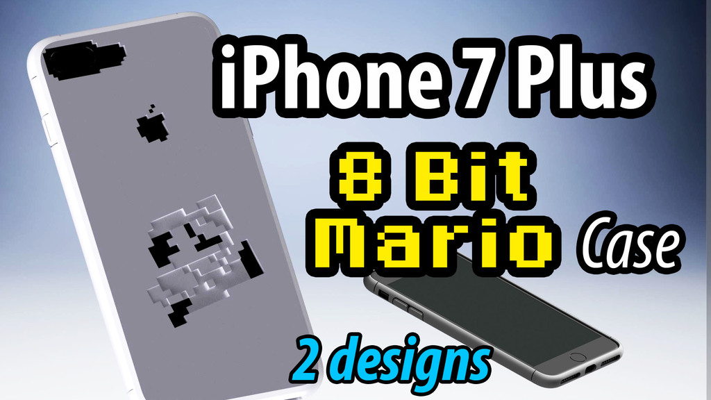 iPhone7 Plus Case - 8 Bit Mario