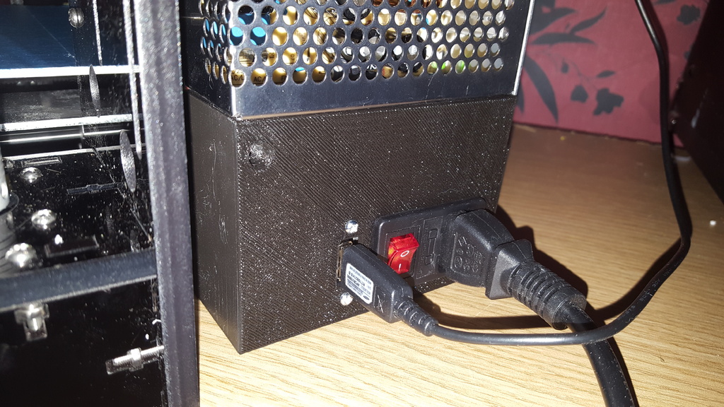 ANET A8 | Power Supply Cover - Power and Switch with USB power