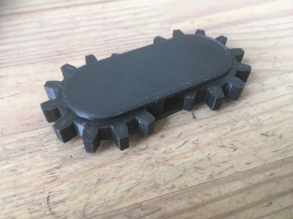 Single part gear mechanism (3D printing demo)